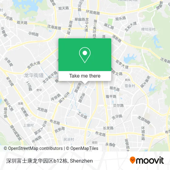 深圳富士康龙华园区b12栋 map