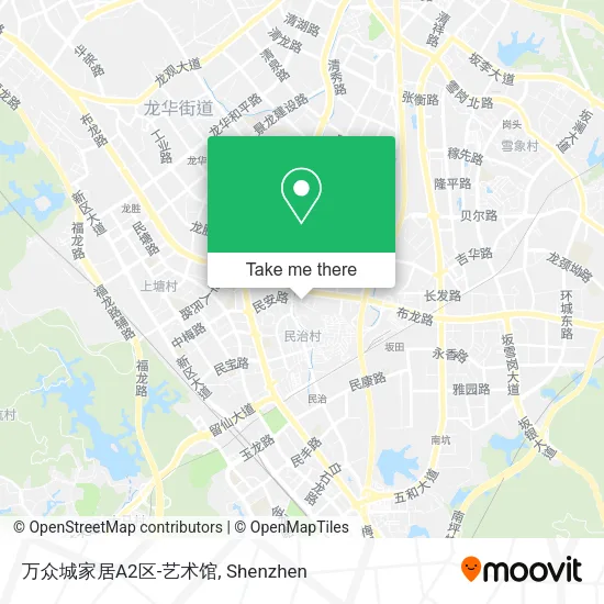 万众城家居A2区-艺术馆 map