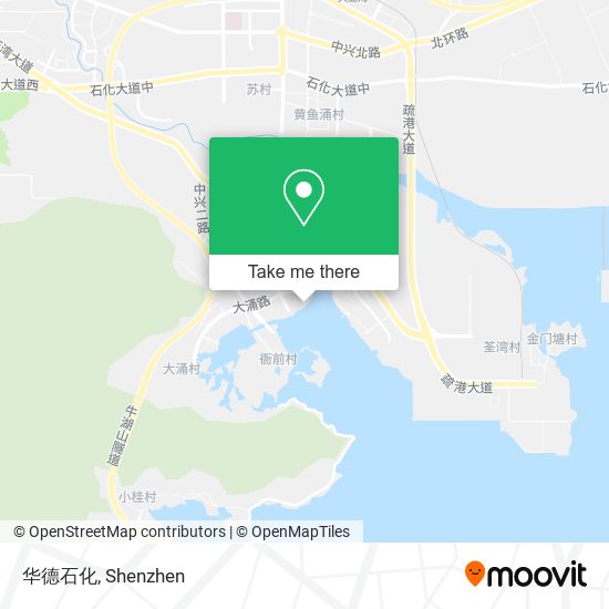 华德石化 map