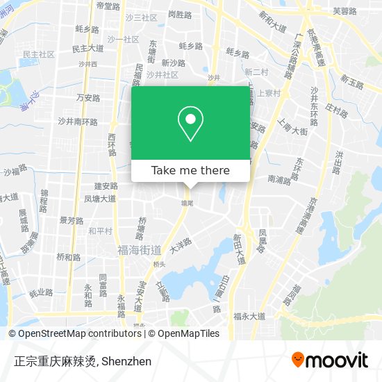 正宗重庆麻辣烫 map