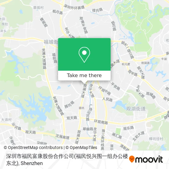 深圳市福民富康股份合作公司(福民悦兴围一组办公楼东北) map