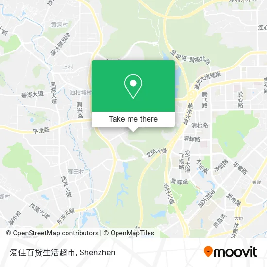 爱佳百货生活超市 map