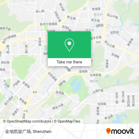 金地凯旋广场 map