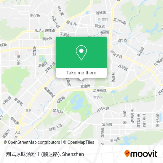 潮式原味汤粉王(鹏达路) map