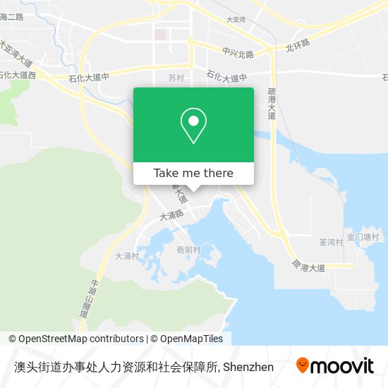 澳头街道办事处人力资源和社会保障所 map