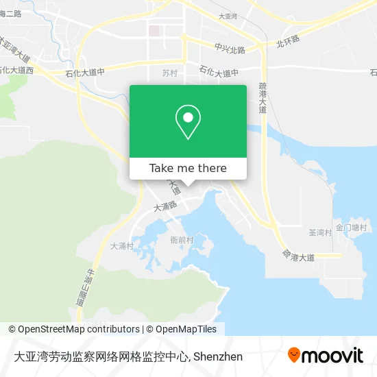 大亚湾劳动监察网络网格监控中心 map