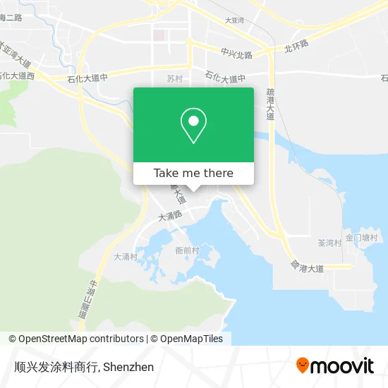 顺兴发涂料商行 map