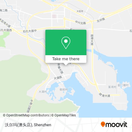 沃尔玛(澳头店) map