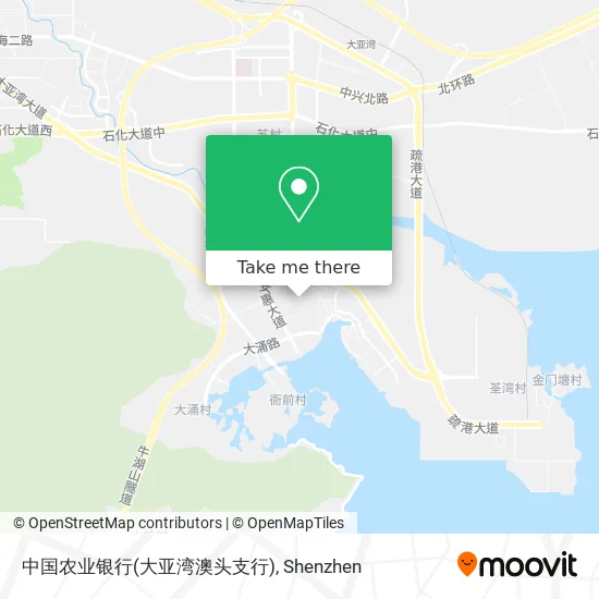 中国农业银行(大亚湾澳头支行) map