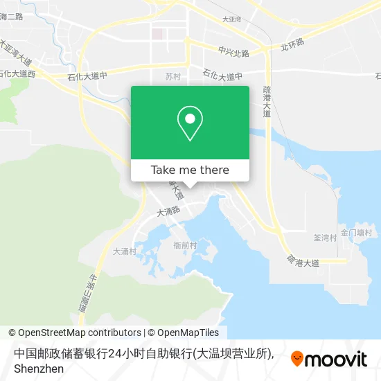 中国邮政储蓄银行24小时自助银行(大温坝营业所) map