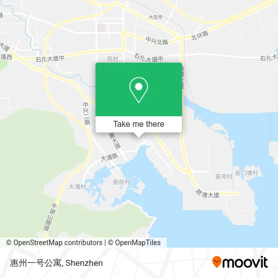 惠州一号公寓 map