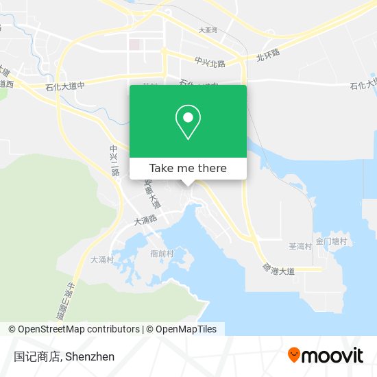 国记商店 map
