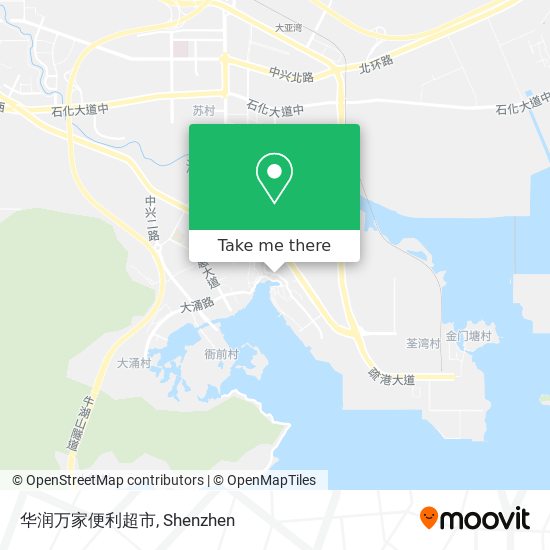 华润万家便利超市 map