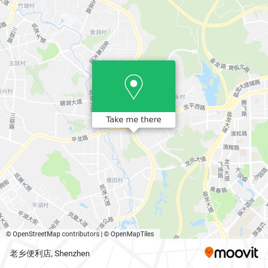 老乡便利店 map