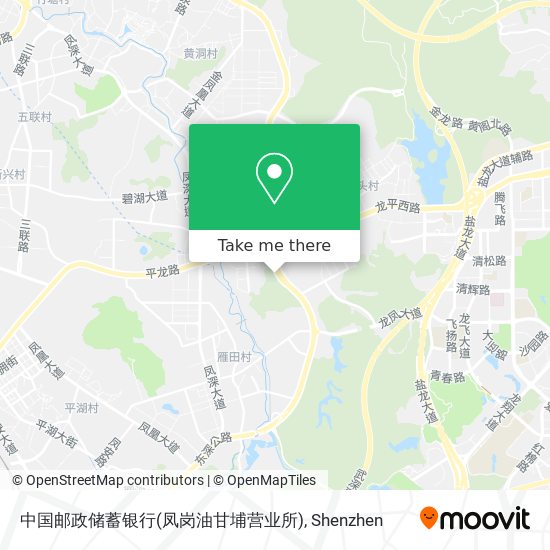 中国邮政储蓄银行(凤岗油甘埔营业所) map
