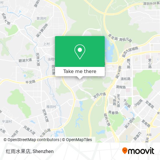 红雨水果店 map