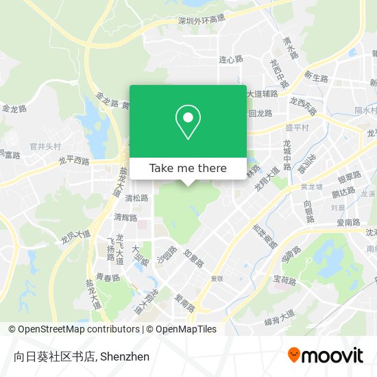 向日葵社区书店 map