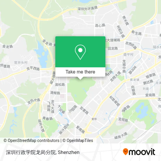 深圳行政学院龙岗分院 map