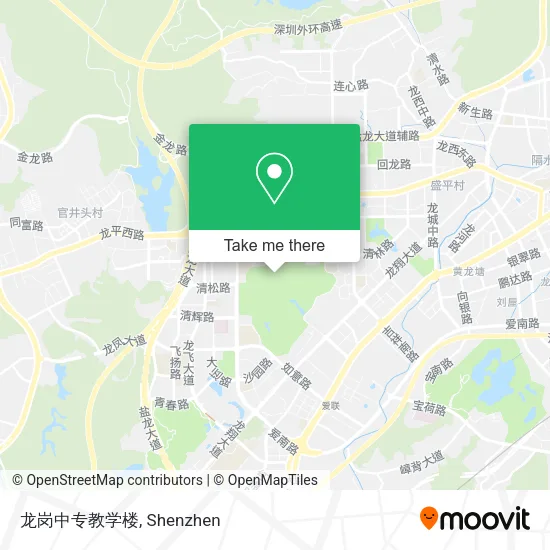龙岗中专教学楼 map