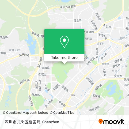 深圳市龙岗区档案局 map