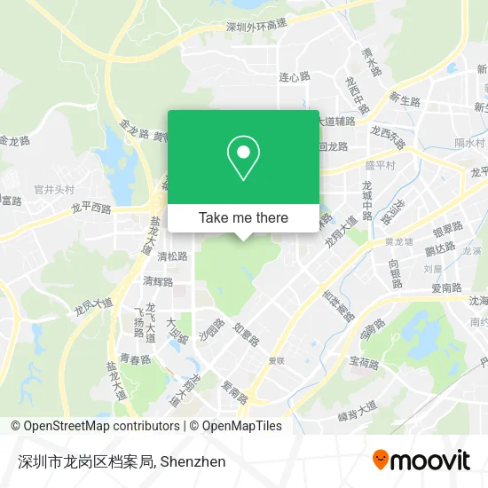 深圳市龙岗区档案局 map