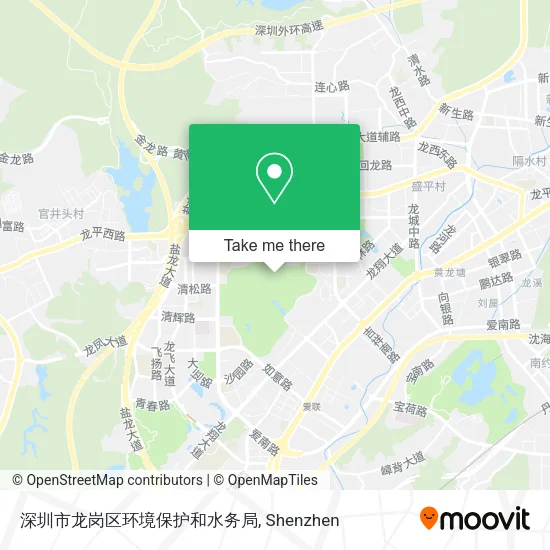 深圳市龙岗区环境保护和水务局 map
