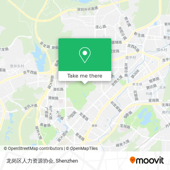 龙岗区人力资源协会 map