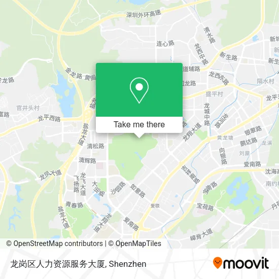 龙岗区人力资源服务大厦 map