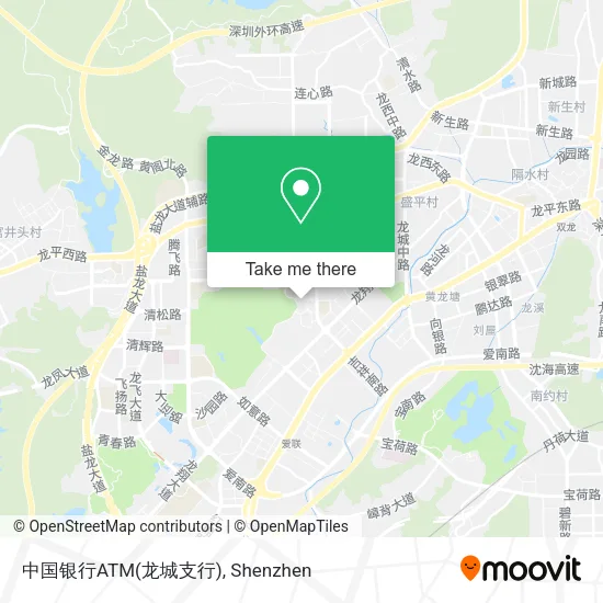 中国银行ATM(龙城支行) map