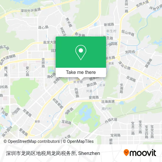 深圳市龙岗区地税局龙岗税务所 map