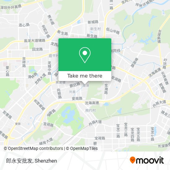 郎永安批发 map