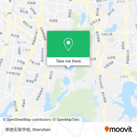 厚德实验学校 map