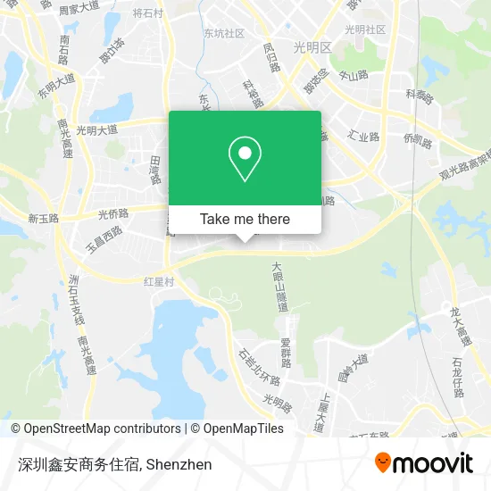 深圳鑫安商务住宿 map