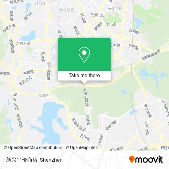新兴平价商店 map
