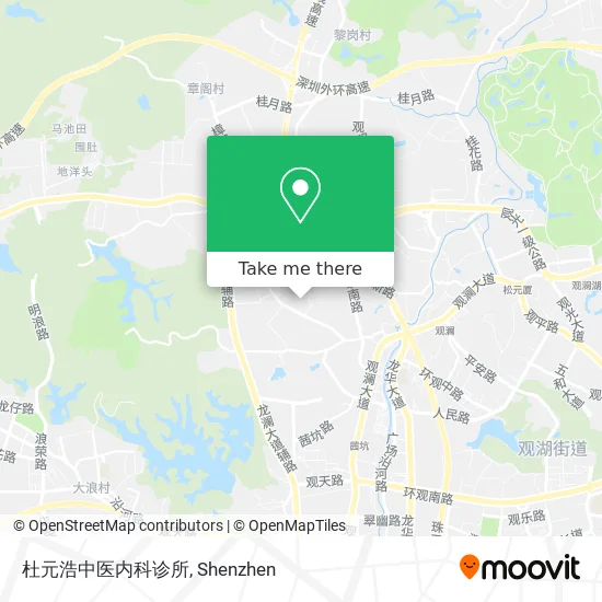 杜元浩中医内科诊所 map