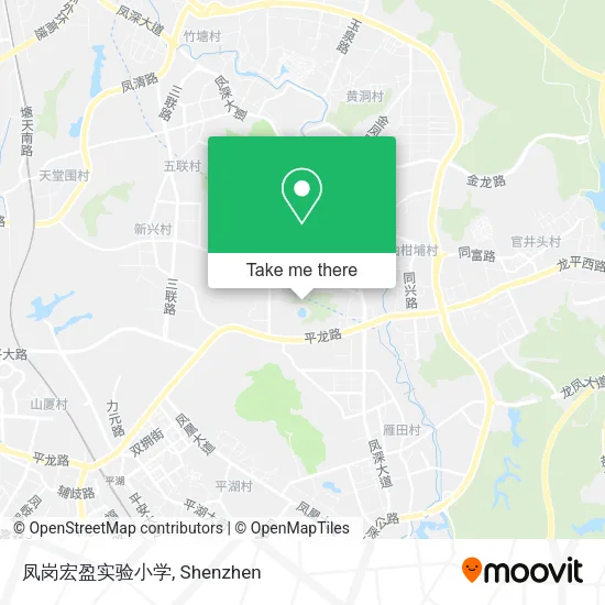 凤岗宏盈实验小学 map