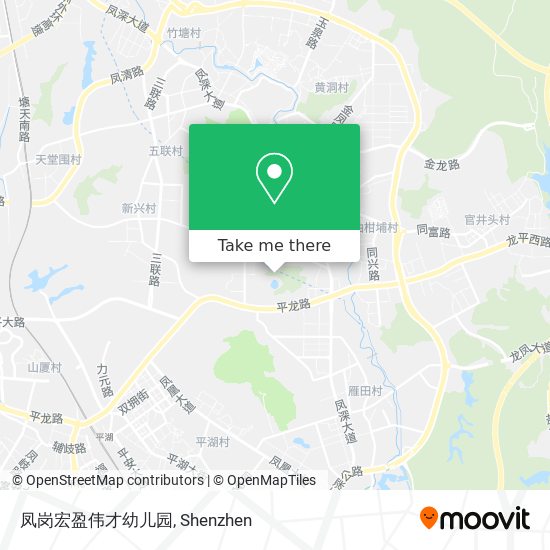 凤岗宏盈伟才幼儿园 map