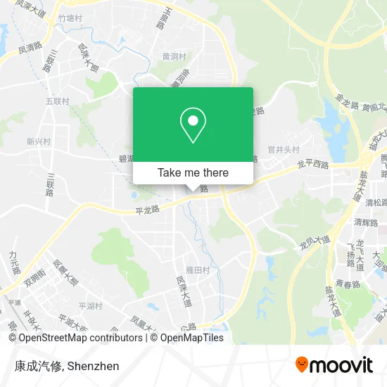 康成汽修 map