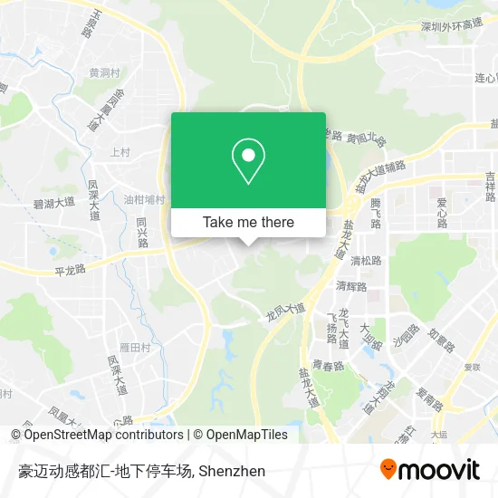 豪迈动感都汇-地下停车场 map