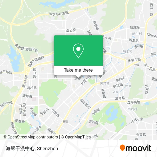 海豚干洗中心 map