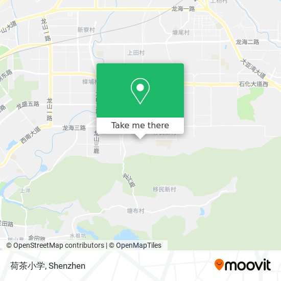 荷茶小学 map