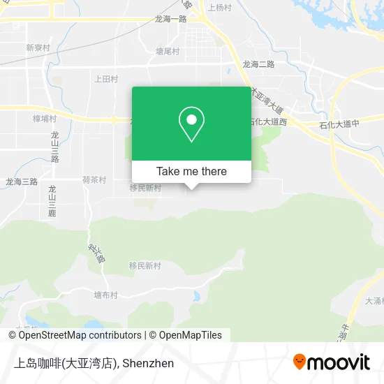 上岛咖啡(大亚湾店) map