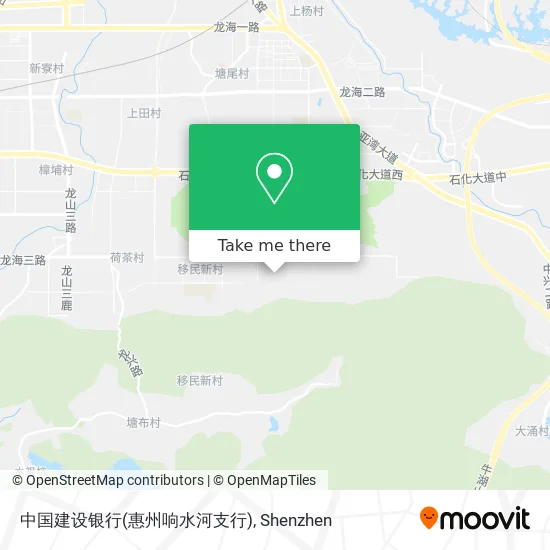 中国建设银行(惠州响水河支行) map