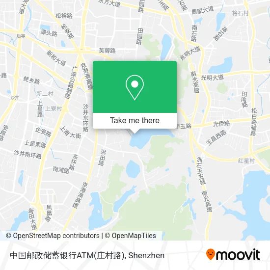 中国邮政储蓄银行ATM(庄村路) map