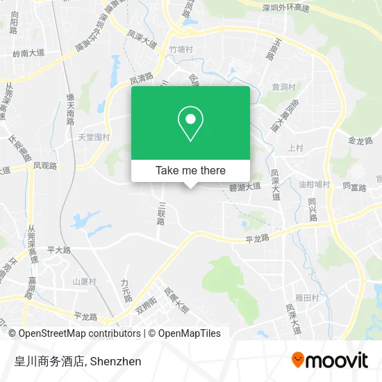 皇川商务酒店 map