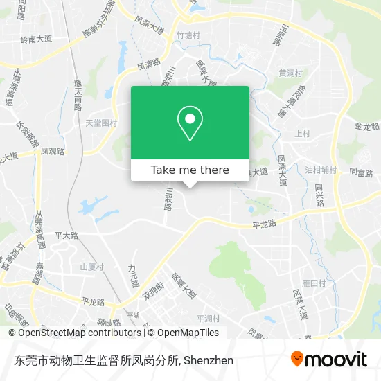 东莞市动物卫生监督所凤岗分所 map