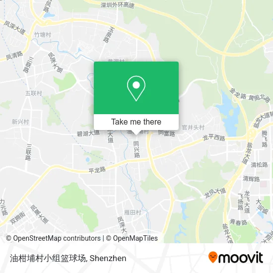 油柑埔村小组篮球场 map