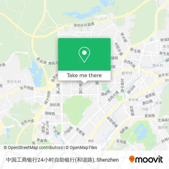 中国工商银行24小时自助银行(和谐路) map