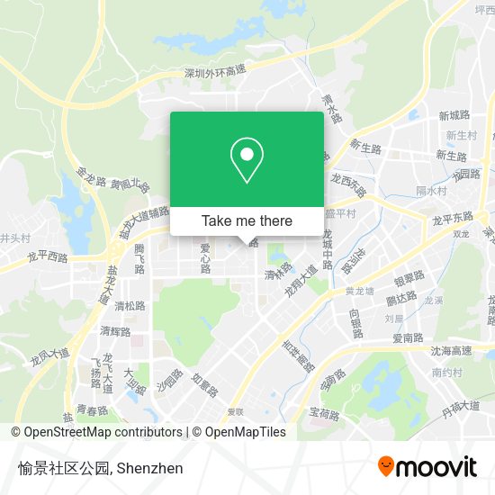 愉景社区公园 map