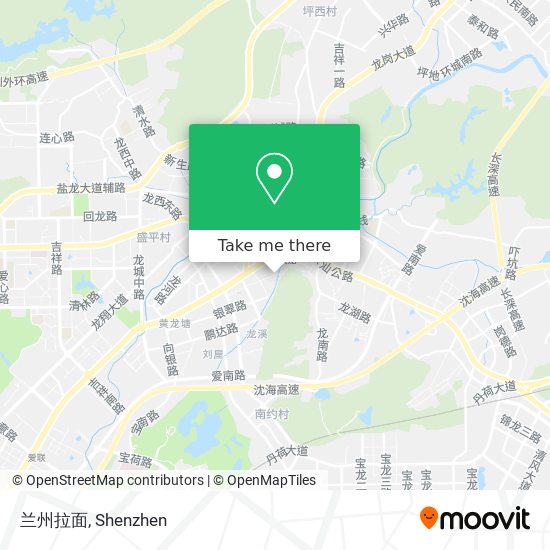 兰州拉面 map